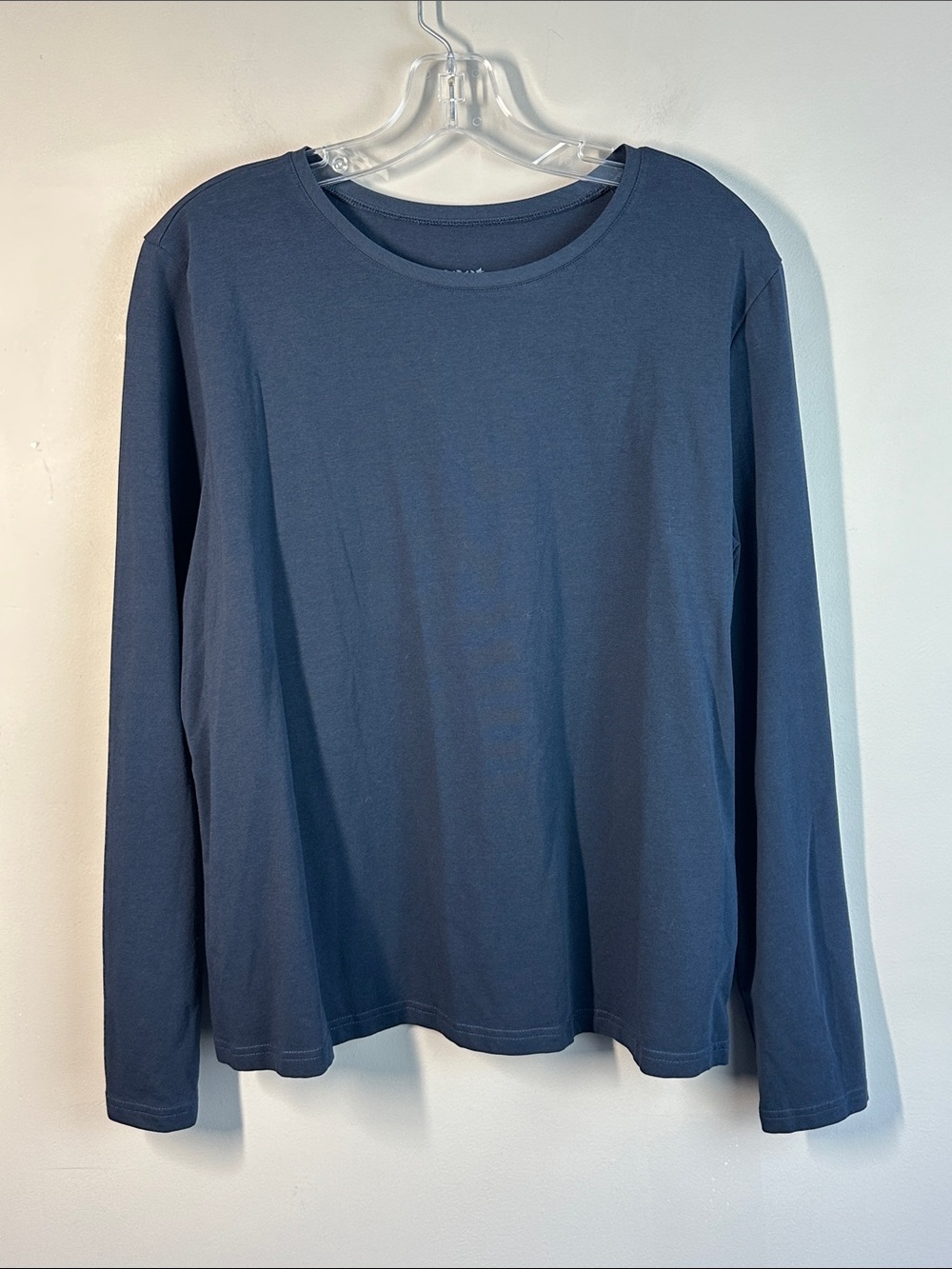 Pact Blue Long Sleeve Top Organic Cotton Size XL